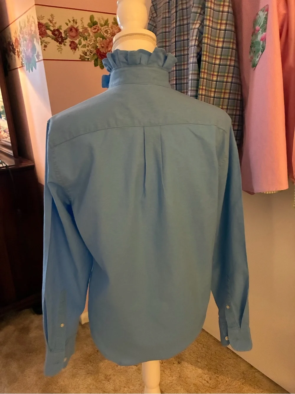 Re-Worked, Up-Cycled, Vinyard Vines Embellished Shirt - Picture 3 of 4